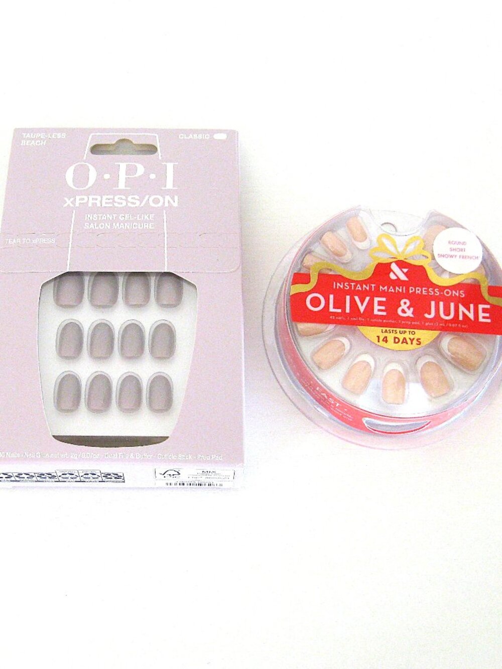 2 Sets Press-on Nails -  Olive & June, OPI    Brand New!